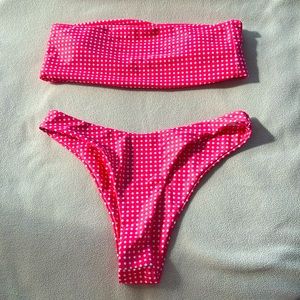 Woman’s Pink 2 Piece Bathing Suit